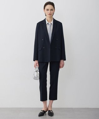 ICB L 【先行予約】ミックスブッチャー クロップドパンツ ネイビー