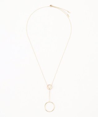 自由区 ロゴリング ネックレス ゴールド