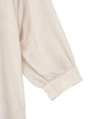 YECCA VECCA シアー2way袖バルーンチュニック Light Beige