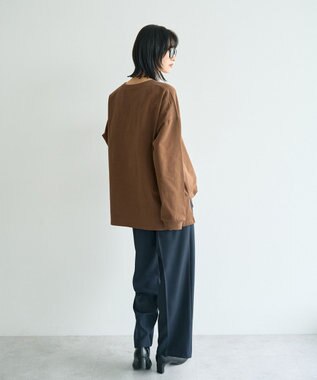 YECCA VECCA コットンルーズプルオーバー Light Yellow