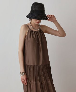 GRACE CONTINENTAL ブライトキャミワンピース ブラウン