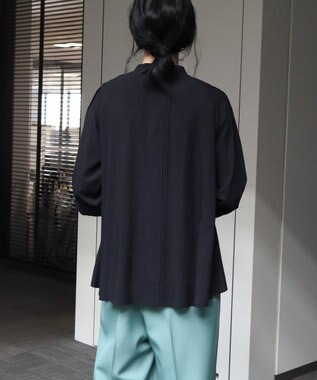 AMERICAN HOLIC サラックールタックブラウス Black