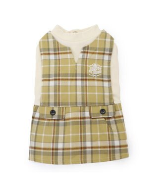 PET PARADISE J.PRESS スカートつなぎ《タータンチェック》 小型犬 タータンチェック