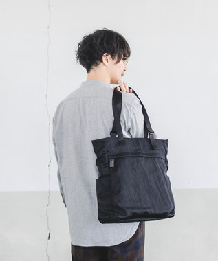 YUSHI RiVER - TOTEBAG トートバッグ  シワ加工 ブラック