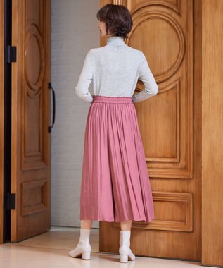 自由区 【洗える】CARIAGGI スーパーエクストラファインメリノ インナーニット ライトグレー系