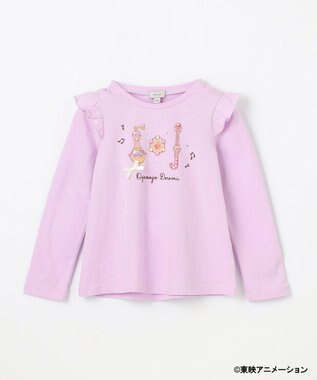 ANY KIDS 【も～っと！おジャ魔女どれみ×any FAM】長袖Tシャツ ラベンダー