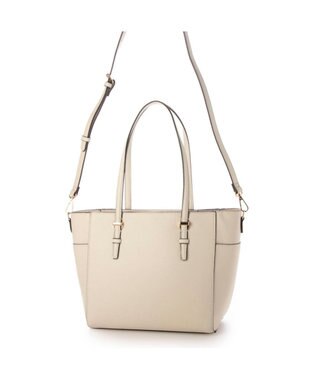 UNBILLION 【テレビ ドラマ着用アイテム】カシュカシュ cachecache / 横型金具ポイント2wayトートバッグ アイボリー