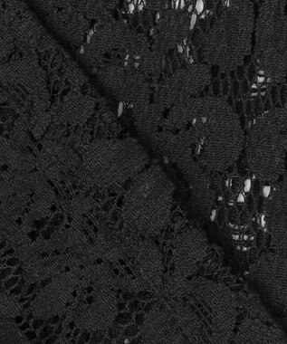 23区 【SLOW/一部店舗限定】好評につき追加生産！モチーフレース シャツ ブラック系