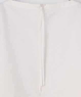 #Newans 【撥水】ボートネックリラクシーシャツ ホワイト