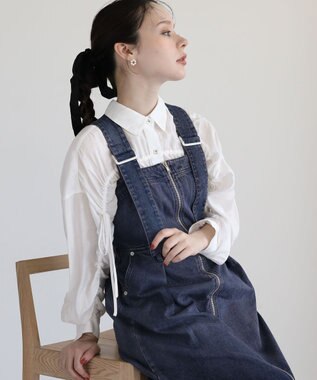 Green Parks ・ＳＵＧＡＲ　ＳＰＯＯＮ　２ｗａｙデニムジャンスカ Purple