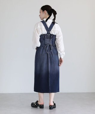 Green Parks ・ＳＵＧＡＲ　ＳＰＯＯＮ　２ｗａｙデニムジャンスカ Purple