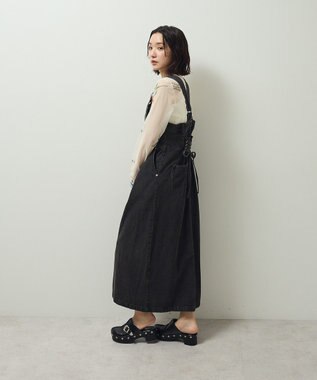 Green Parks ・ＳＵＧＡＲ　ＳＰＯＯＮ　２ｗａｙデニムジャンスカ Black