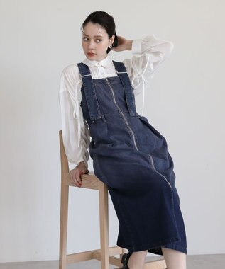 Green Parks ・ＳＵＧＡＲ　ＳＰＯＯＮ　２ｗａｙデニムジャンスカ Purple