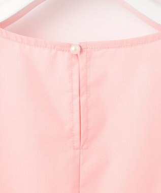 Feroux 【洗える】袖フリルチュニック ブラウス ピンク系