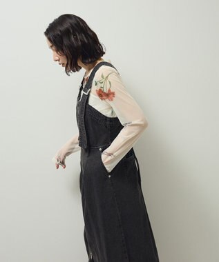 Green Parks ・ＳＵＧＡＲ　ＳＰＯＯＮ　２ｗａｙデニムジャンスカ Black