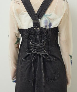 Green Parks ・ＳＵＧＡＲ　ＳＰＯＯＮ　２ｗａｙデニムジャンスカ Black