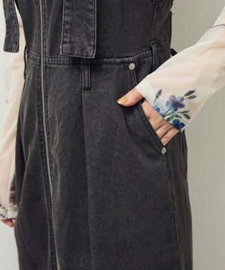 Green Parks ・ＳＵＧＡＲ　ＳＰＯＯＮ　２ｗａｙデニムジャンスカ Black