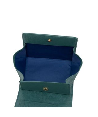 CLATHAS ソフィア 内ボックス二つ折り財布 グリーン