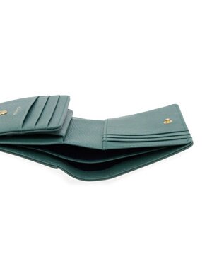 CLATHAS ソフィア 内ボックス二つ折り財布 グリーン