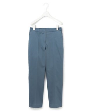ICB 【洗える】T/Cストレッチサテン スティックパンツ ライトブルーグレー系