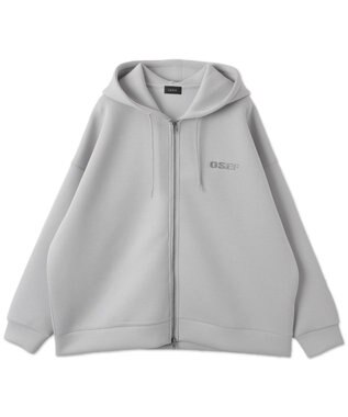 WEGO KEEPWARM　BIGZIPパーカー ライトグレー