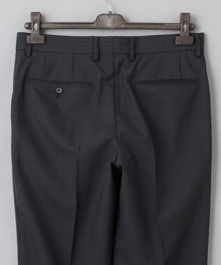 GOTAIRIKU 【オールシーズン対応】WOOL×POLYESTER ライトウェイト スーツ（ブラックストライプ） ブラック系1