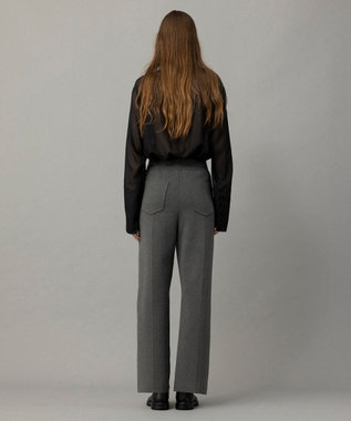 NAVE 【xNAVE】川上桃子コラボ ニットワイドパンツ グレー系