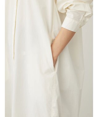 AMERICAN HOLIC バンドカラーシャツワンピース Ivory