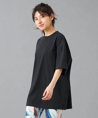 Chacott HandsomeCotton オーバーTシャツ ブラック