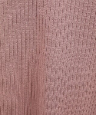 earth music&ecology マジョリカプリーツチュールニットプルオーバー Pink Beige