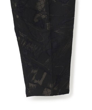 JOSEPH HOMME 【新柄】モロッカンジャガード ドロスト付ワイドテーパードパンツ/ ORIGIN CONVERTIBLE ブラック系5