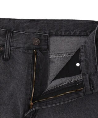 WEGO スプレーペイントストレートデニムパンツ ブラックその他