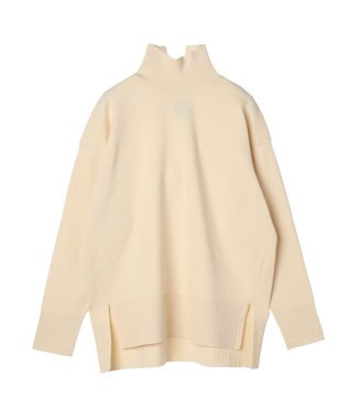 Green Parks かるい　ニットチュニック Off White