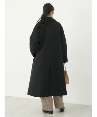 earth music&ecology チェスターコート（無地） Black