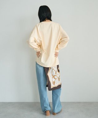 YECCA VECCA コットンルーズプルオーバー Light Yellow