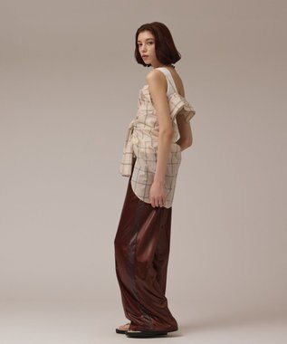 GRACE CONTINENTAL オーガン2WAYシャツ ベージュ