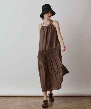 GRACE CONTINENTAL ブライトキャミワンピース ブラウン