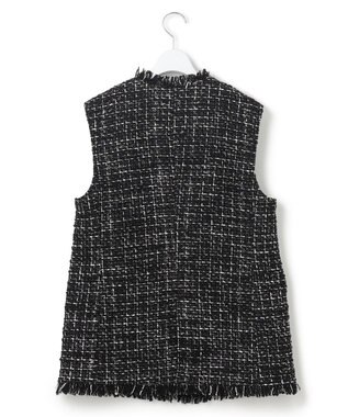 23区 L 【GLOW10月号掲載】GIOLICA オータム ツイード ジレ モノトーンミックス