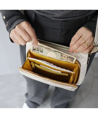 PELLE BORSA お財布ポシェット Alive アライブ 4439 シャンパンゴールド