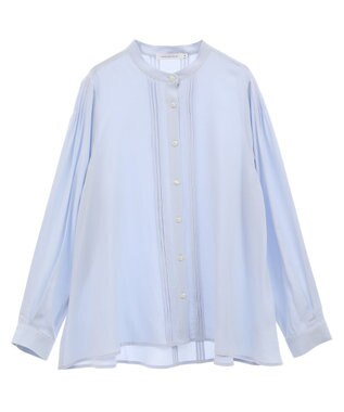 AMERICAN HOLIC サラックールタックブラウス Sax