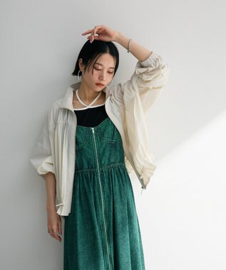 Green Parks チョーカー付きタンクトップ Black