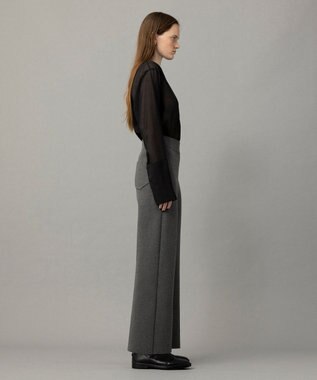 NAVE 【xNAVE】川上桃子コラボ ニットワイドパンツ グレー系