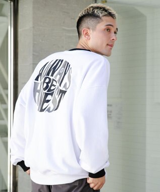 WEGO ヘビーウエイトファンシーロゴプルオーバー 柄1