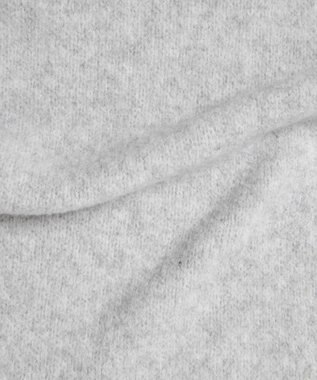 WEGO リボン付きニットストール ライトグレー