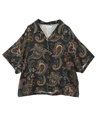 CRAFT STANDARD BOUTIQUE レーヨン総柄シャツ Paisley