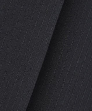 GOTAIRIKU 【オールシーズン対応】WOOL×POLYESTER ライトウェイト スーツ（ブラックストライプ） ブラック系1