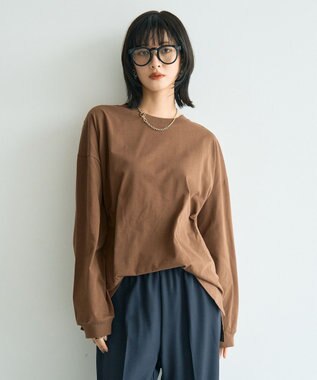 YECCA VECCA コットンルーズプルオーバー Light Yellow