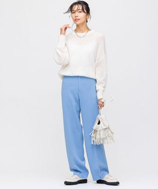 ファインモヘヤ クルーネック プルオーバー / 23区 L | ファッション