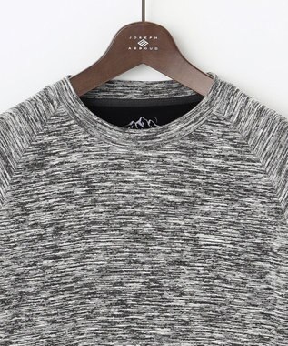 JOSEPH ABBOUD MOUNTAIN 【UNISEX】ランダムスラブリップTシャツ ライトグレー系