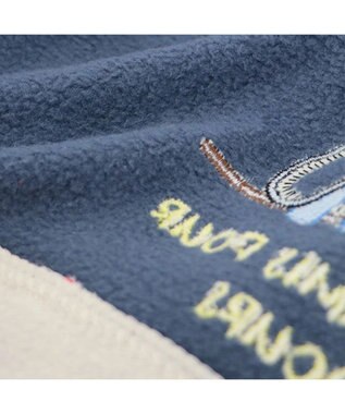 PET PARADISE リサとガスパール ワンダフル ストレッチ フリース 切替トレーナー 小型犬 紺